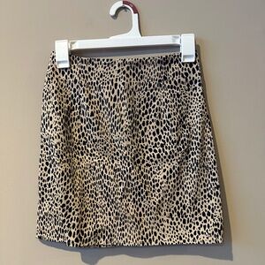BRANDY MELVILLE Cheetah print mini skirt